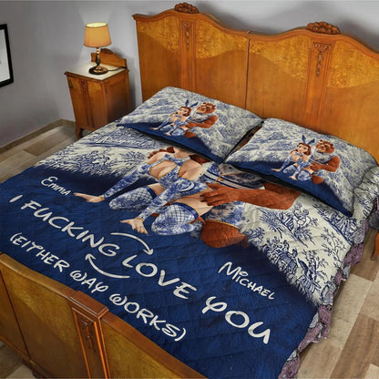 Couple Bedding Set - Personalized Couple Bedding Set
