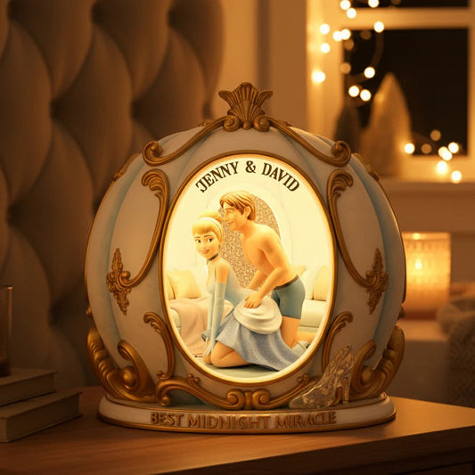 Miracle Couple Acrylic Light Box, Personalized Gift For Couples