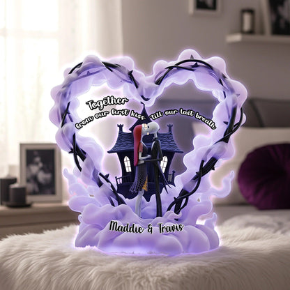 Personalized Gifts For Couple Custom Shape Acrylic Light Box