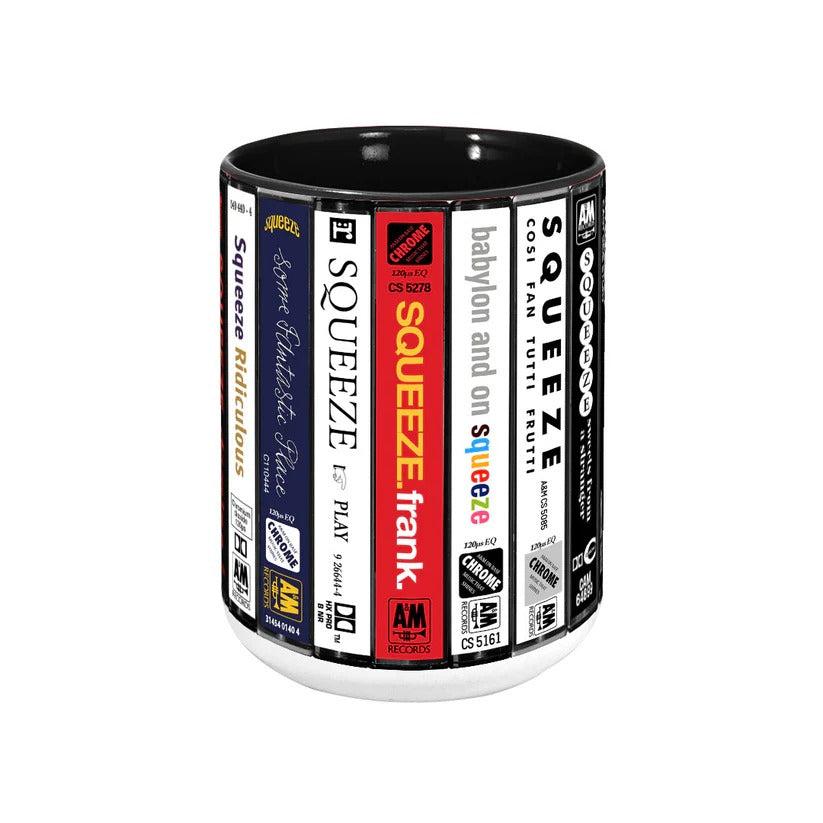 Squeeze Albums Cassette Collection Retro Accent Mug