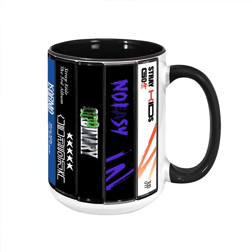 Stray Kids Albums Cassette Collection Retro Accent Mug