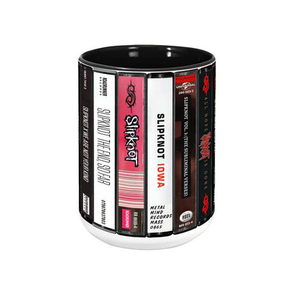 Slipknot Albums Cassette Collection Retro Accent Mugs