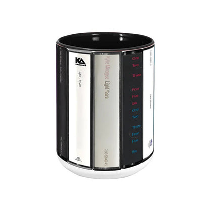 Kylie Minogue Albums Cassette Retro Collection Accent Mug