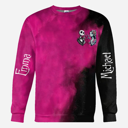 Couple Shirt - Personalized couple All Over Print Shirt