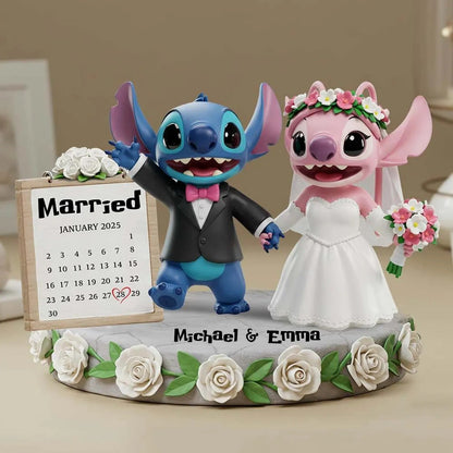 Personalized Cute Couple Custom Shaped Acrylic Plaque