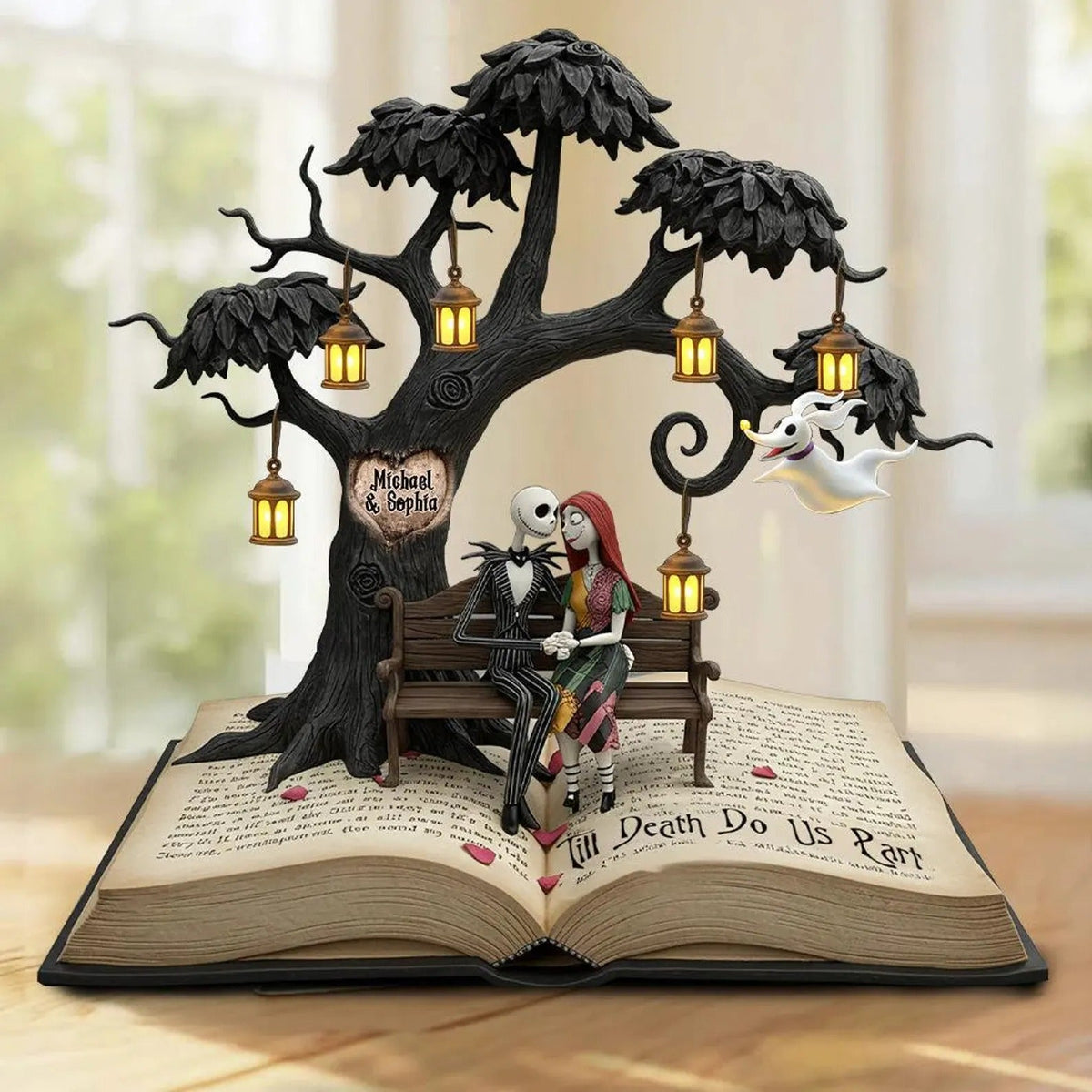 Personalized Scary Couple Custom Shaped Acrylic Plaque