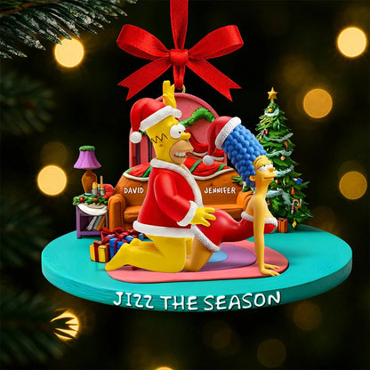 Couple Fun Christmas Ornament - Personalized Gifts For Couple Ornament