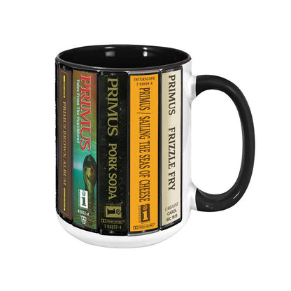 Primus Albums Cassette Collection Retro Accent Mug
