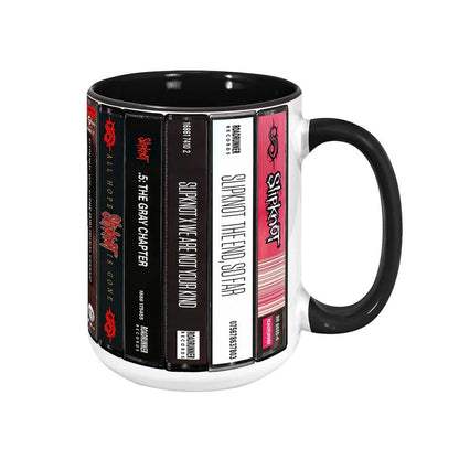 Slipknot Albums Cassette Collection Retro Accent Mugs