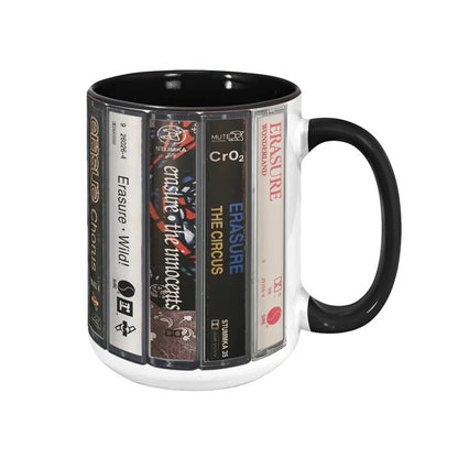 Erasure Albums Cassette Collection Retro Accent Mug