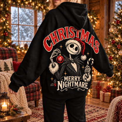 Jack Skellington Christmas Hoodie - Gothic Christmas Gift for Fans