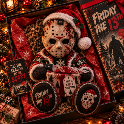 Jason Voorhees Christmas Custom Shaped Pillow – Halloween Horror Gift for Movie Fans