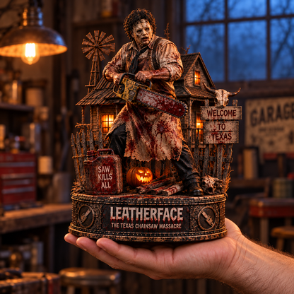 Leatherface Chainsaw Killer - Horror Collectible Table Decor