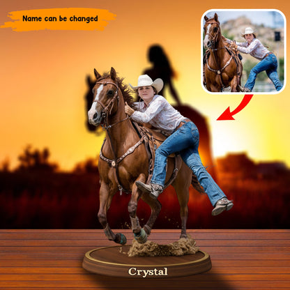 Rider Legend – Personalized Western Acrylic Plaque