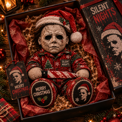 Michael Myers Christmas Custom Shaped Pillow – Halloween Horror Gift for Movie Fans