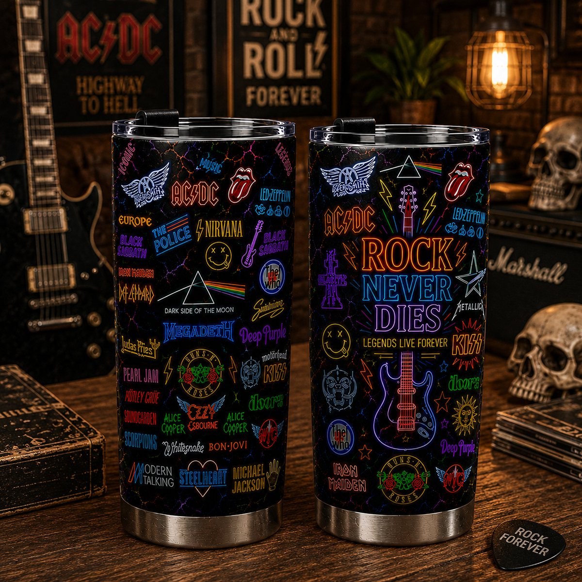 Rock Lovers - Classic Rock Legends Tumbler Version 15