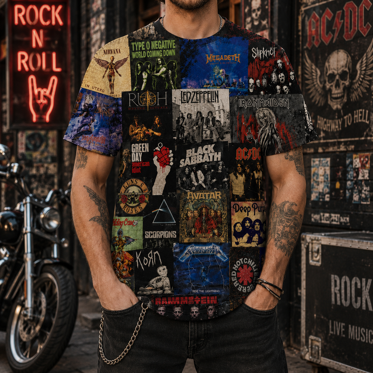 Rock Lover - Classic Legends All Over Print Shirt Version 9