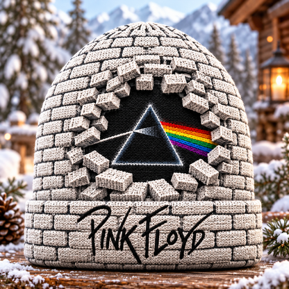 Pink Floyd Dark Side of the Moon Beanie Hat - Retro Rock Music Gift