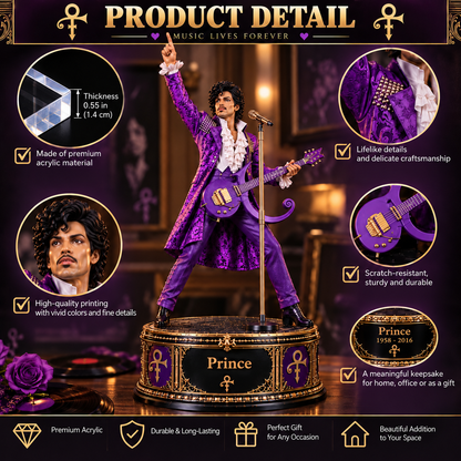 Prince Purple Rain Legend – Collectible Acrylic Plaque