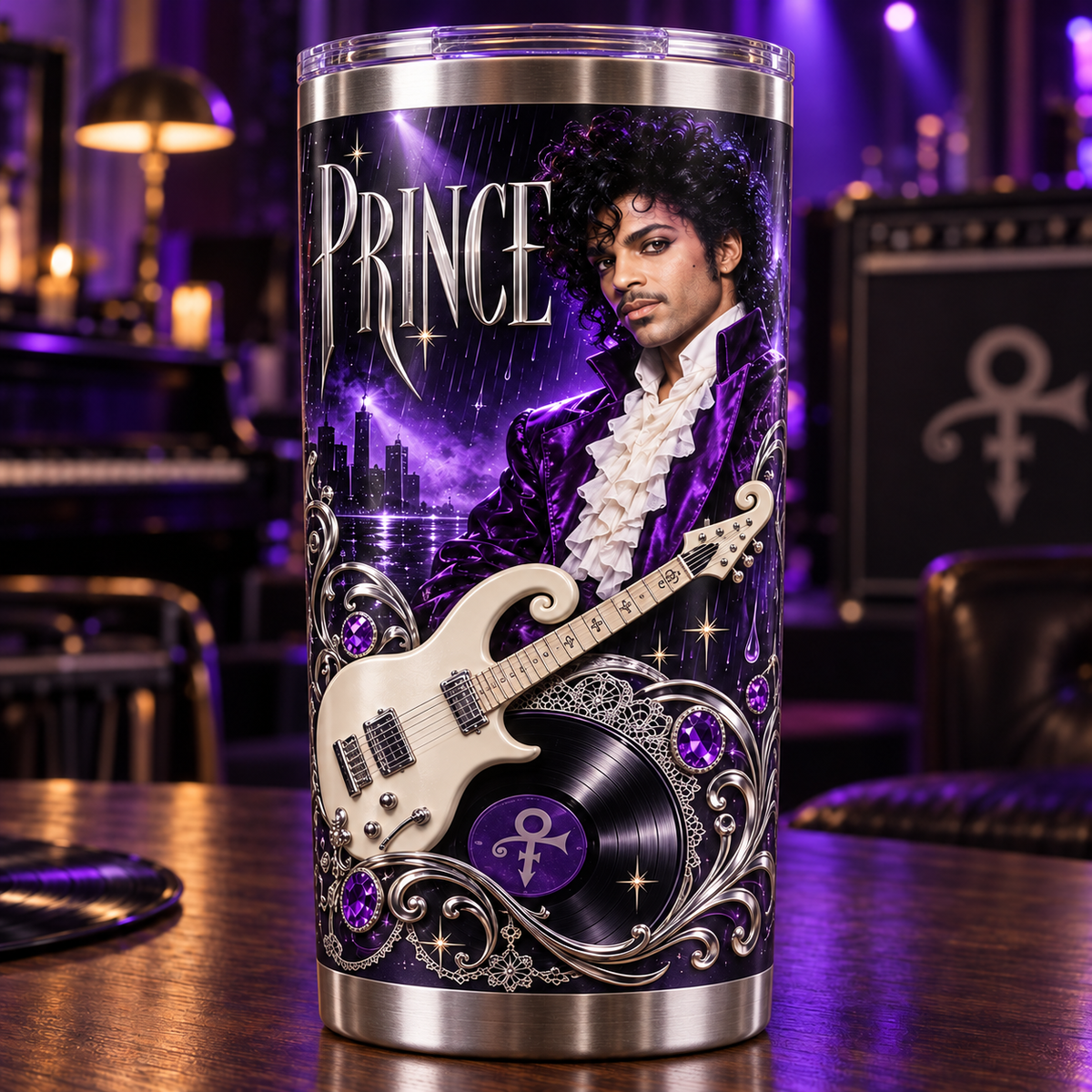Prince Purple Rain – Legendary Funk & Rock Inspired 20oz Tumbler