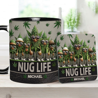 Nug Life - Personalized Weed Accent Mug