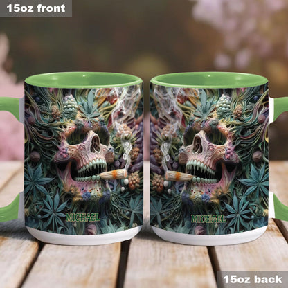 Dope Skull - Personalized Weed Accent Mug