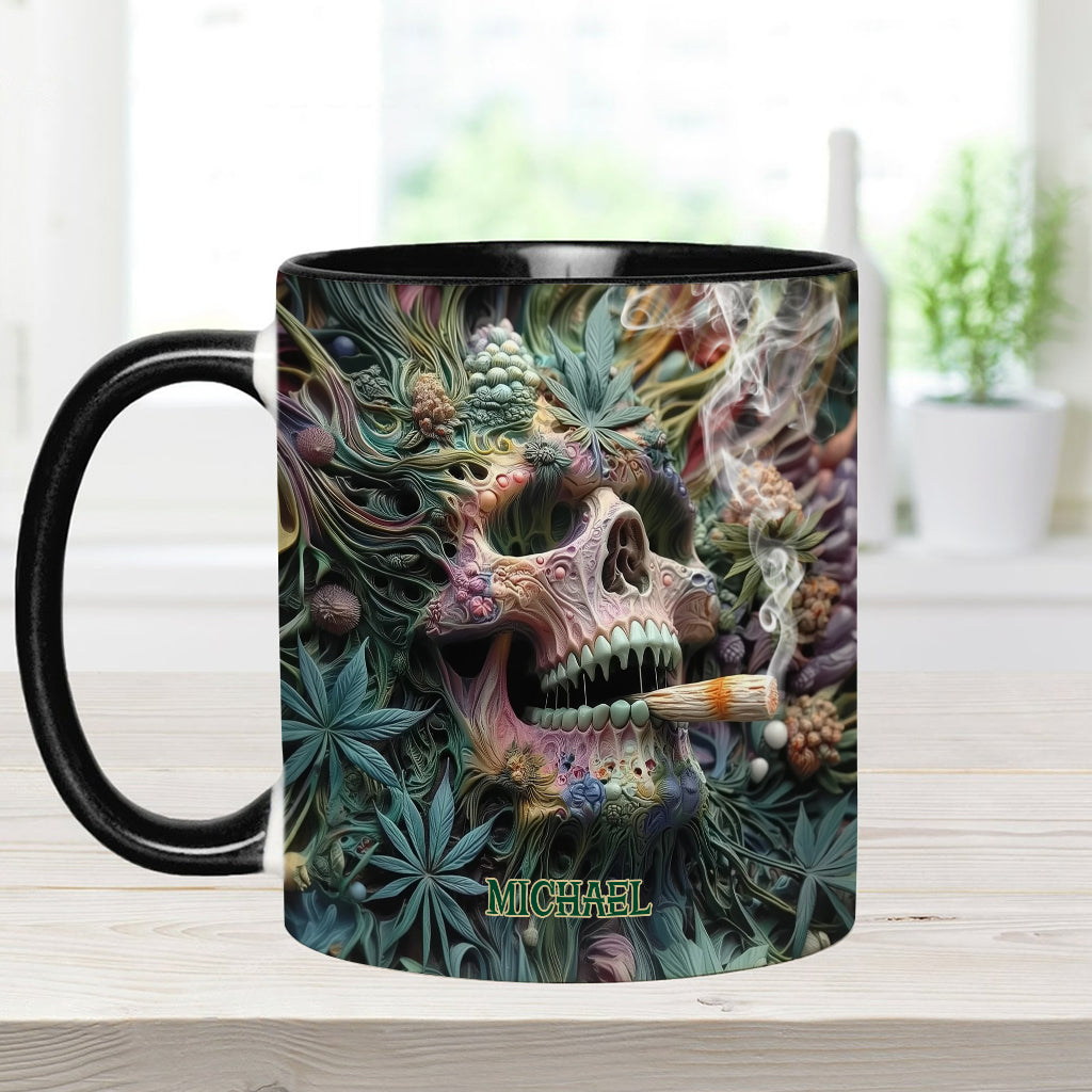 Dope Skull - Personalized Weed Accent Mug