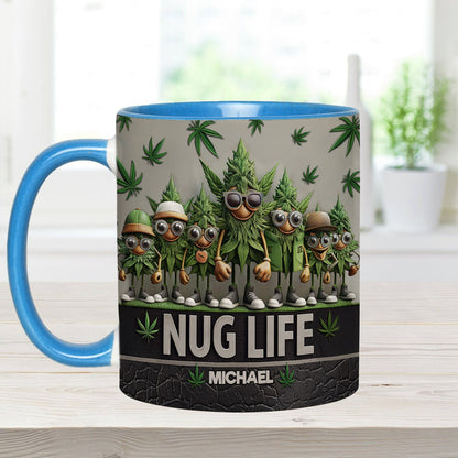 Nug Life - Personalized Weed Accent Mug