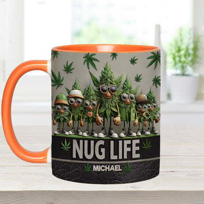 Nug Life - Personalized Weed Accent Mug