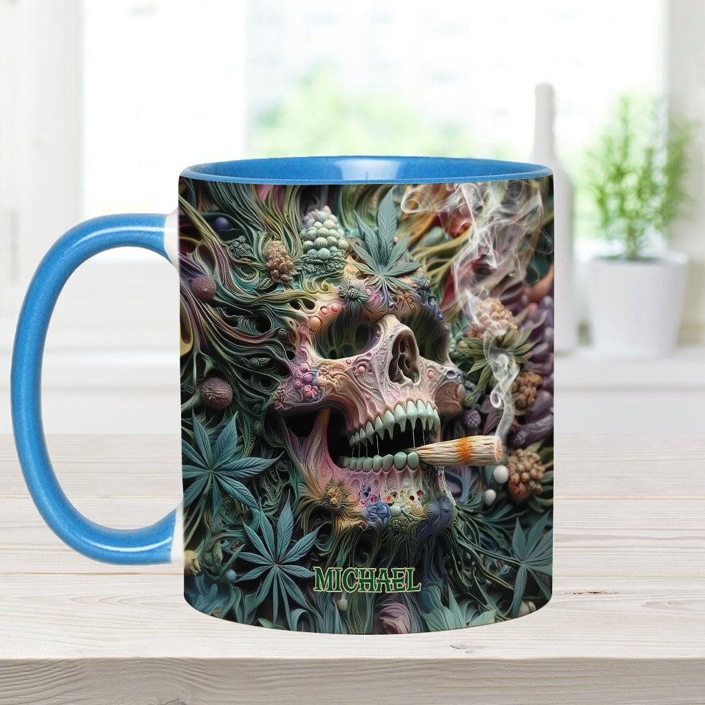 Dope Skull - Personalized Weed Accent Mug