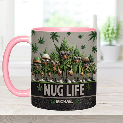 Nug Life - Personalized Weed Accent Mug