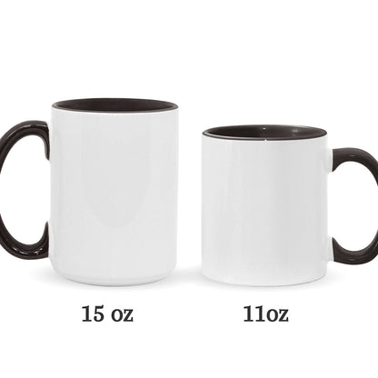 Skull Green Leaf - Personalized Weed Accent Mug