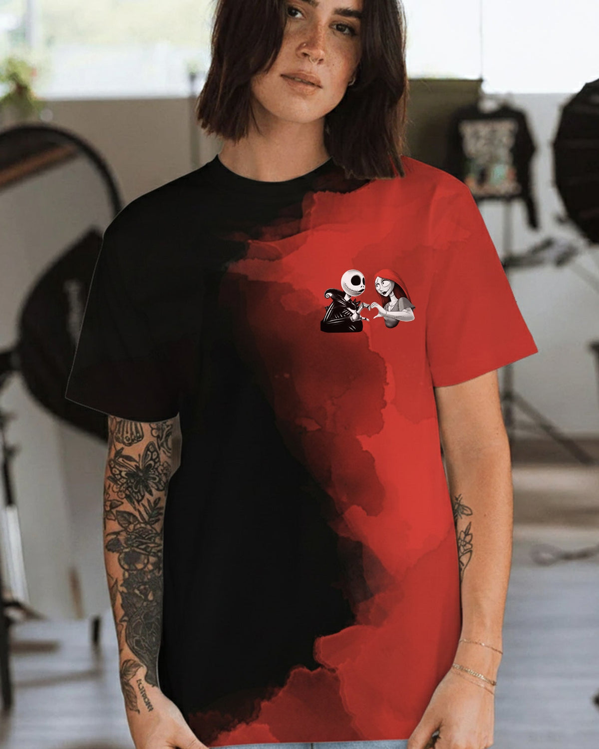 Personalized Couple All Over Print Shirt