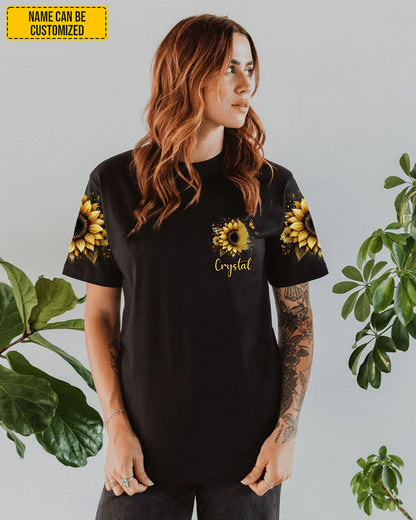 Sunflower Inspirational - Personalized Sunflower All Over Print Shirt