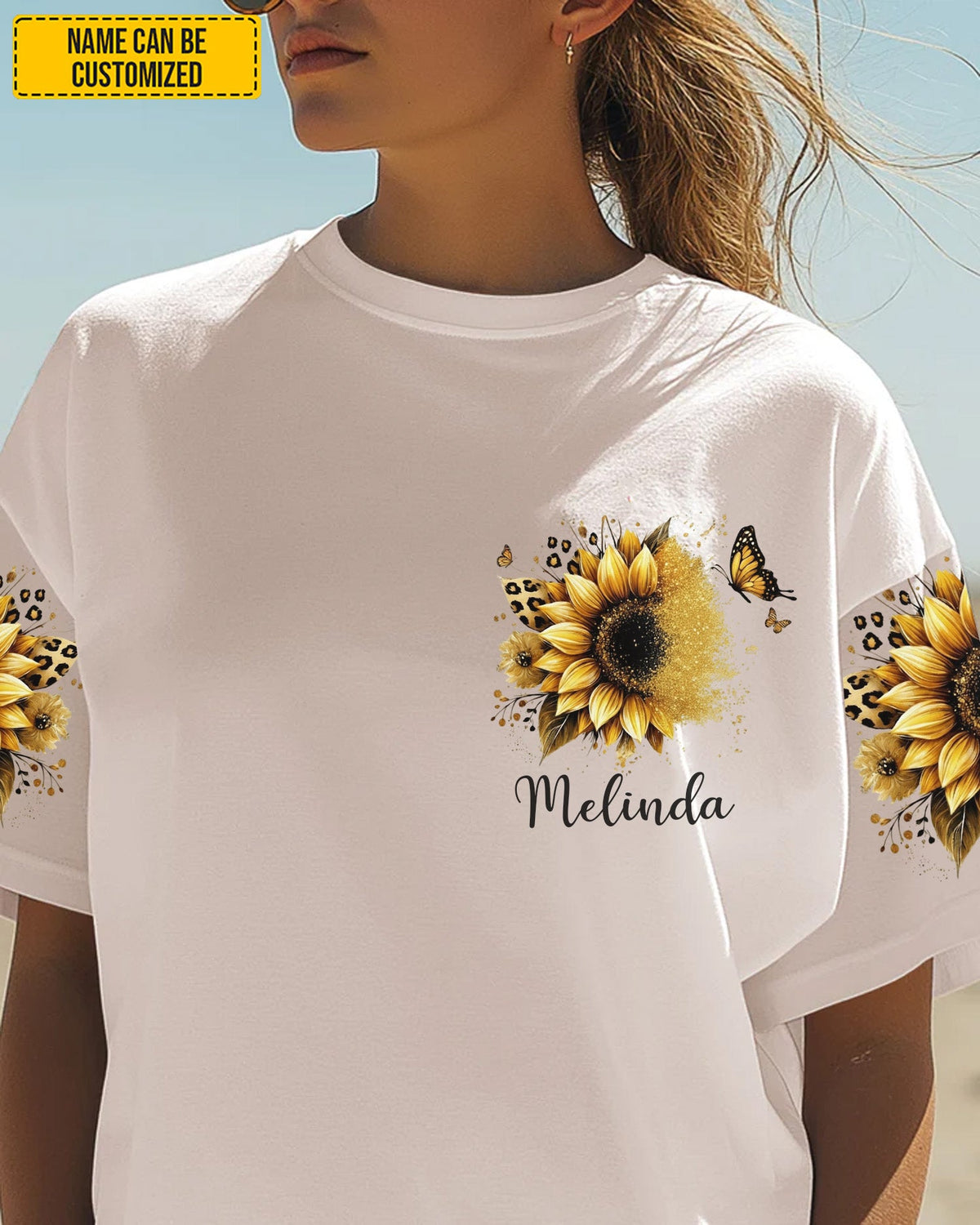 Sunflower Inspirational - Personalized Sunflower All Over Print Shirt