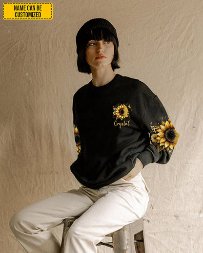 Sunflower Inspirational - Personalized Sunflower All Over Print Shirt