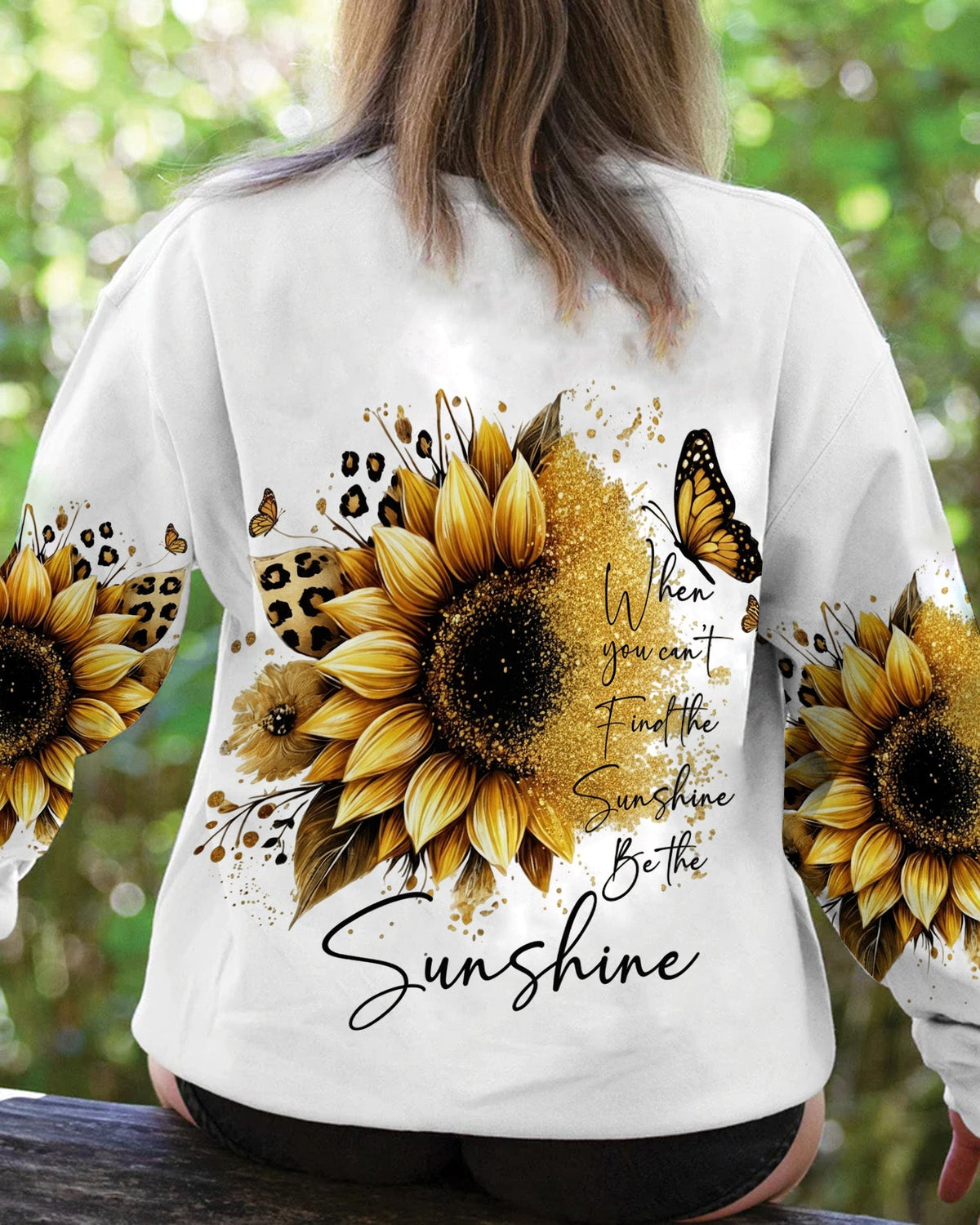 Sunflower Inspirational - Personalized Sunflower All Over Print Shirt