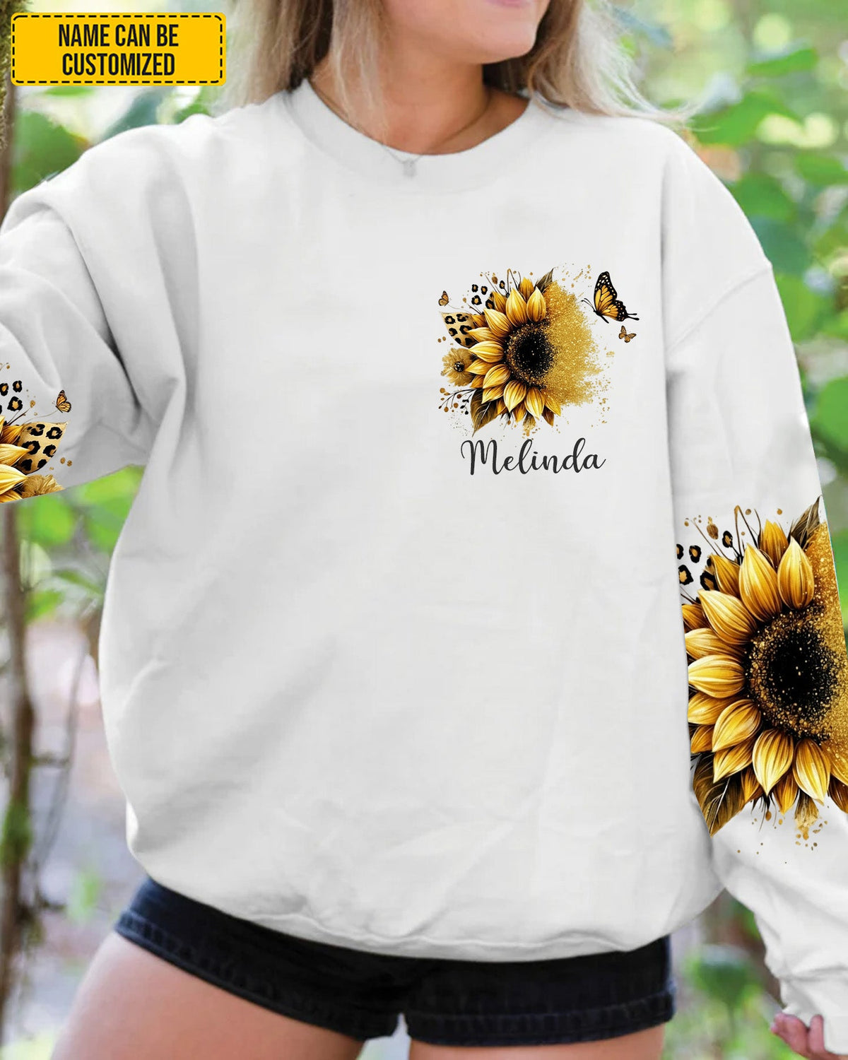 Sunflower Inspirational - Personalized Sunflower All Over Print Shirt