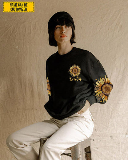 Be The Sunshine - Personalized Sunflower All Over Print Shirt