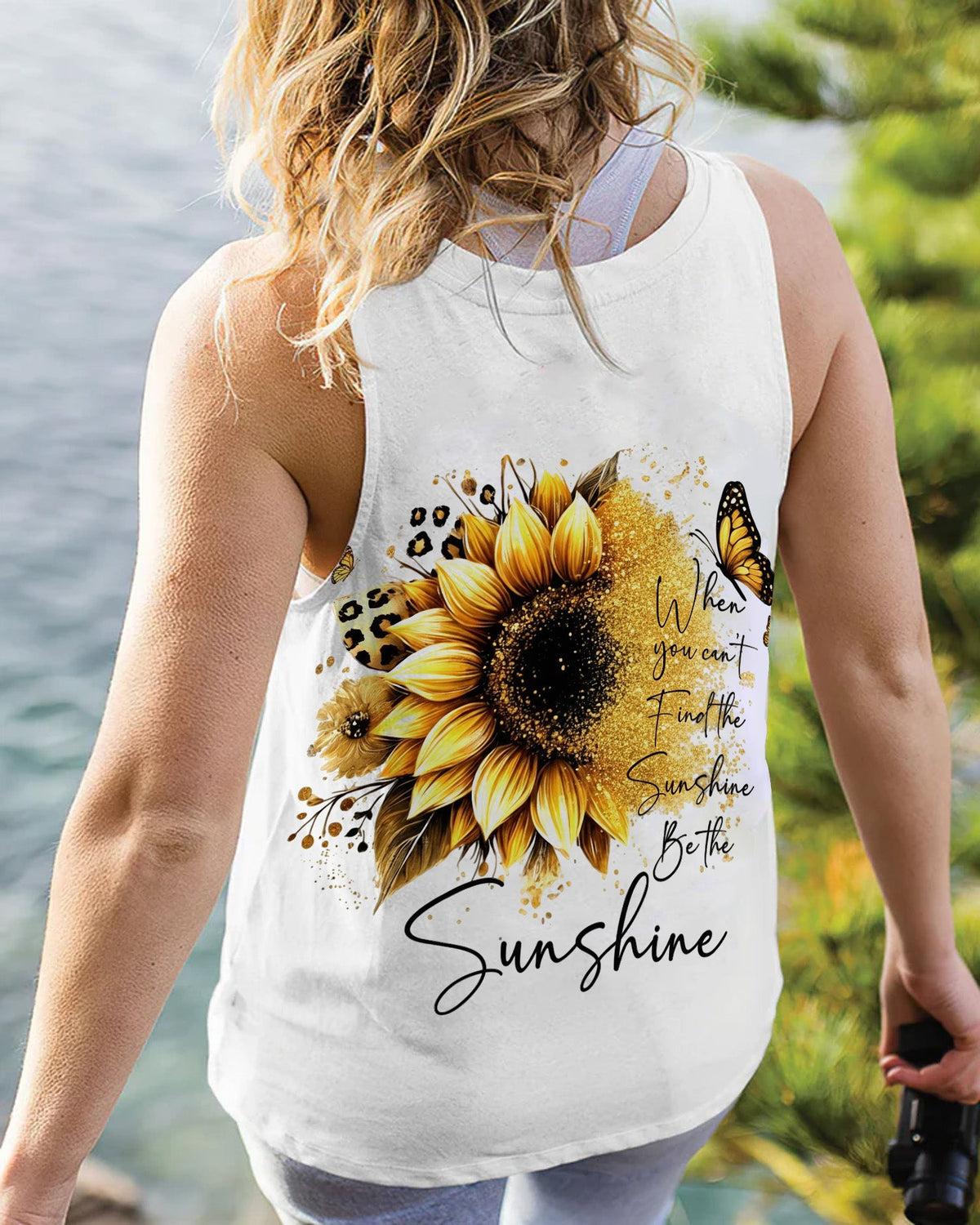 Sunflower Inspirational - Personalized Sunflower All Over Print Shirt