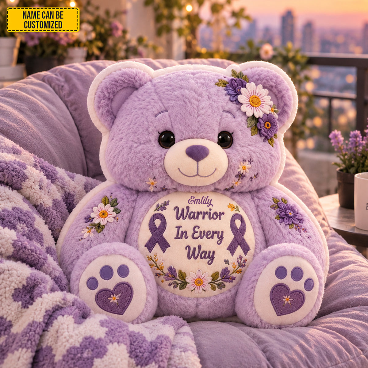 Personalized Bear Brain Tumor Pillow