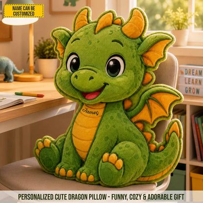 Personalized Cute Dragon Custom Shaped Pillow