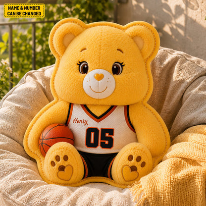 Personalized Bear Basketball Custom Shape Pillow