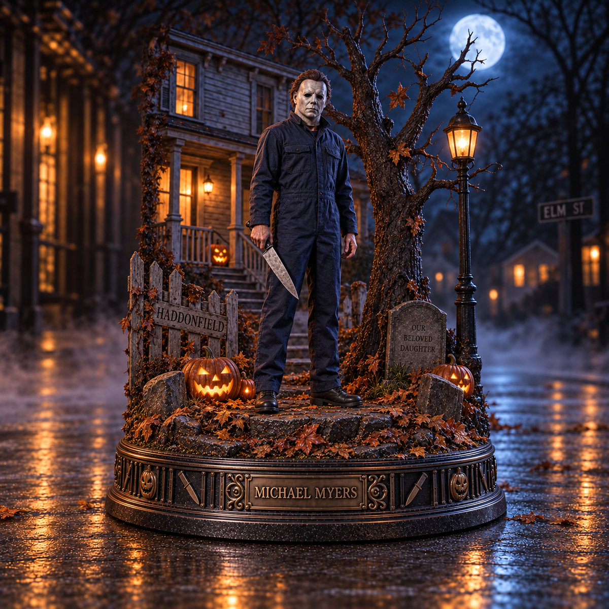 Michael Myers Haddonfield Halloween – Horror Collectible Table Decor
